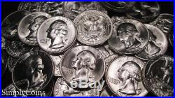 (40) 1953-S Washington Silver Quarter Roll BU Uncirculated US Coin Lot