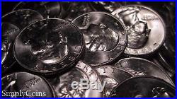 (40) 1953 Washington Silver Quarter Roll BU Uncirculated Coin Lot SKU-115