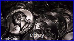 (40) 1953 Washington Silver Quarter Roll BU Uncirculated Coin Lot SKU-116