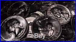 (40) 1953 Washington Silver Quarter Roll BU Uncirculated Coin Lot SKU-116