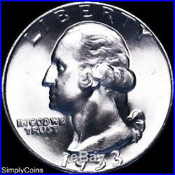 (40) 1953 Washington Silver Quarter Roll BU Uncirculated US Coin Lot MQ