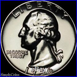 (40) 1956 Washington Quarter Roll GEM Proof Uncirculated 90% Silver Coin Lot