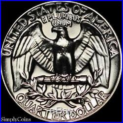 (40) 1956 Washington Quarter Roll GEM Proof Uncirculated 90% Silver Coin Lot