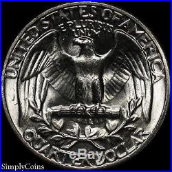 (40) 1959 Washington Quarter Roll BU Uncirculated 90% Silver US Coin Lot