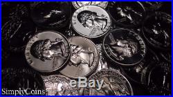(40) 1960-1964 Washington Silver Quarter Roll GEM Proof Uncirculated