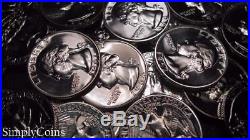 (40) 1960-1964 Washington Silver Quarter Roll GEM Proof Uncirculated
