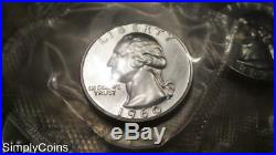 (40) 1960-1964 Washington Silver Quarter Roll Proof Uncirculated SEALED CELLO MQ