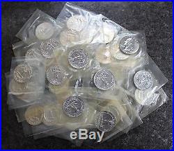 (40) 1961 Washington Proof Silver Quarters 1 Roll 90% Silver Sealed Mint Cello