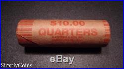 (40) 1963-D Washington Silver Quarter SHOTGUN Roll BU Uncirculated Coin Lot