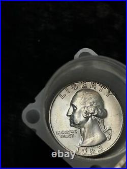 (40) 1963 Washington Silver Quarter Roll BU Uncirculated 90% US Coin