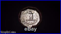 (40) 1964-D Washington Silver Quarter SHOTGUN Roll BU Uncirculated Coin Lot