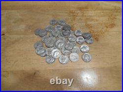 (40) Circ Mix Washington Quarters90% Silver $10 ROLL Stackers Collectors lot #6