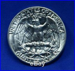 (40)GEM BU ROLL 1955-D Washington Silver Quarters