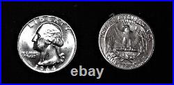 40 Pcs, 1 Roll. 900% Us Silver Quarter Dollars, 1964-d, Bu Proof Like
