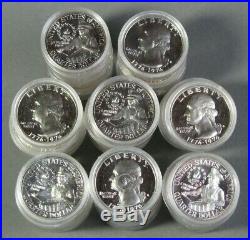 40 Piece Roll 1976-S Silver Bicentennial Quarters PROOF In US Mint Capsules