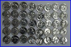 40pc Roll of 1959 25c Washington Silver Quarter Dollar Proof Coins