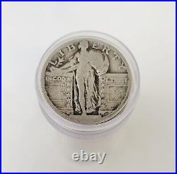 50 Silver Standing Liberty Quarter Roll