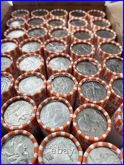 6 Rolls of OBW Unsearched Bank Sealed Quarters 240 coins ($60 FV) Loomis Brinks
