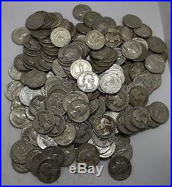 90% Silver Coins! -$10 Face Value Roll-Quarters-Bullion