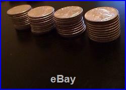 90% Silver Pre-1964 1 Roll Of Washington Quarters (40 Quarters) $10 Face Value