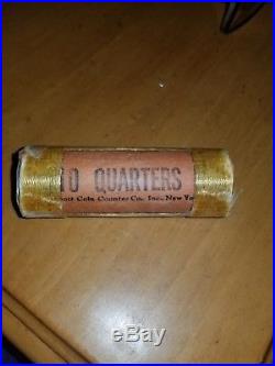 90% Silver Quarter Roll $10 Face Value Mixed Dates Mints 1964 And Older