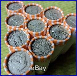 90% Silver Quarter Roll $10 Old US Coin Lot Mixed Date PDS 40 Quarter Coins