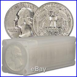 90% Silver Quarters Brilliant Uncirculated Roll of 40 $10 Face Value