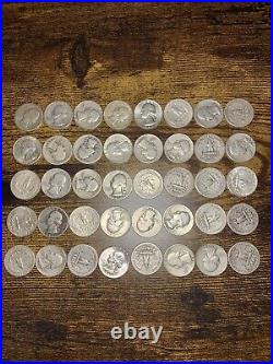 90% silver quarters roll of 40 10 face value