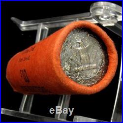 BU Roll of 1956 Washington Quarters Guaranty Trust Company Wrapped 40 Coins
