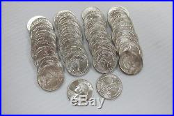 BU Roll of 1964 (P) Washington Quarters 90% Silver Original Roll with Toned Ends