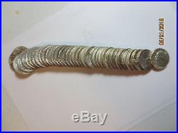 BU roll Silver Washington Quarters Roll 40 coins 1950's-1964 nice mix of dates