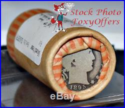 Barber Quarter $10 Roll (40 pieces) Mixed Years Good-Btr