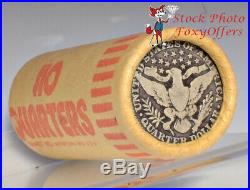 Barber Quarter $10 Roll (40 pieces) Mixed Years VG-Btr