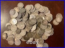 Barber Quarter Lot 5 Rolls 200 Coins Total Cull Condition