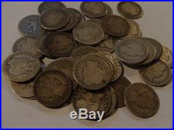 Barber Quarters Set 1892-1916 86 Silver Coins -Over 2 Rolls 29 Different Coins
