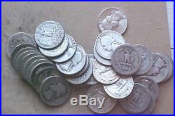 Better Dates Roll Of Silver Washington Quarters 1932-1935-1936d Etc Coins