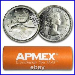Canada 80% Silver Coins $10 Face Value Roll Quarters SKU#241065