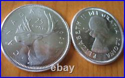 Canadian 1963 Brilliant Uncirculated Roll of (40) Silver Quarters -Free Shipping