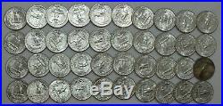 Coin Roll 1951 Washington Silver Quarters Uncirculated lot collection LF242