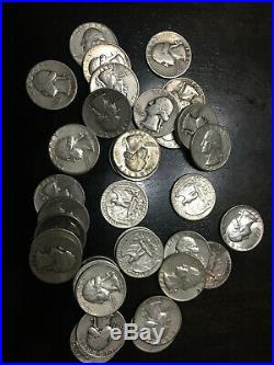 FULL DATES Roll Of 40 $10 Face Value 90% Silver Washington Quarters I have 6