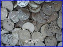 FULL DATE Roll Of 40 $10 Face Value 90% Silver Washington Quarters FREE SHIPPING