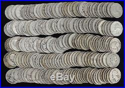 Five Rolls or 200 Washington 90% Silver Quarters