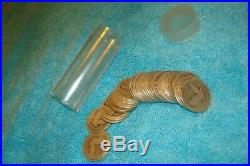 Full Roll Of Forty 90% Dateless Silver Standing Liberty Quarters