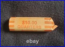 Full Roll of 40, $10 face value 90% Silver Washington Quarters 1932 -1964