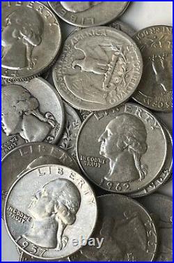 Lot of 20 Coins 1/2 Roll Washington Quarter 90% Silver Choose how many
