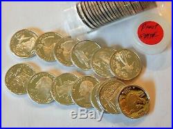 Mixed Roll Of 40 Silver Proof State Quarters As Purchsed From An Estate