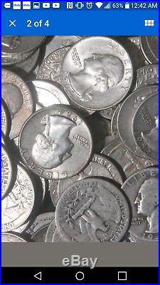 ONE (1) ROLL OF WASHINGTON QUARTERS (1932-64) 90% Silver (40 Coins)