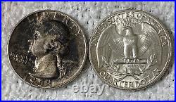 ONE (1) ROLL Truly Original Roll 1953 90% Silver BU Washington Quarters Unc