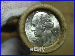 (ONE) FRB Denver Washington Silver Quarter Roll 1932 & D-Mint Ends 40 Quarters