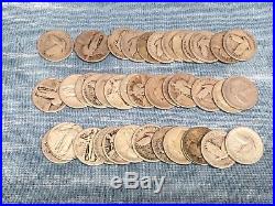 ONE ROLL(of 40) STANDING LIBERTY SILVER QUARTERS- READABLE DATES-CLEARANCE